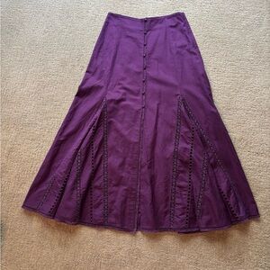 Sézane Jolane purple skirt, new, size 34